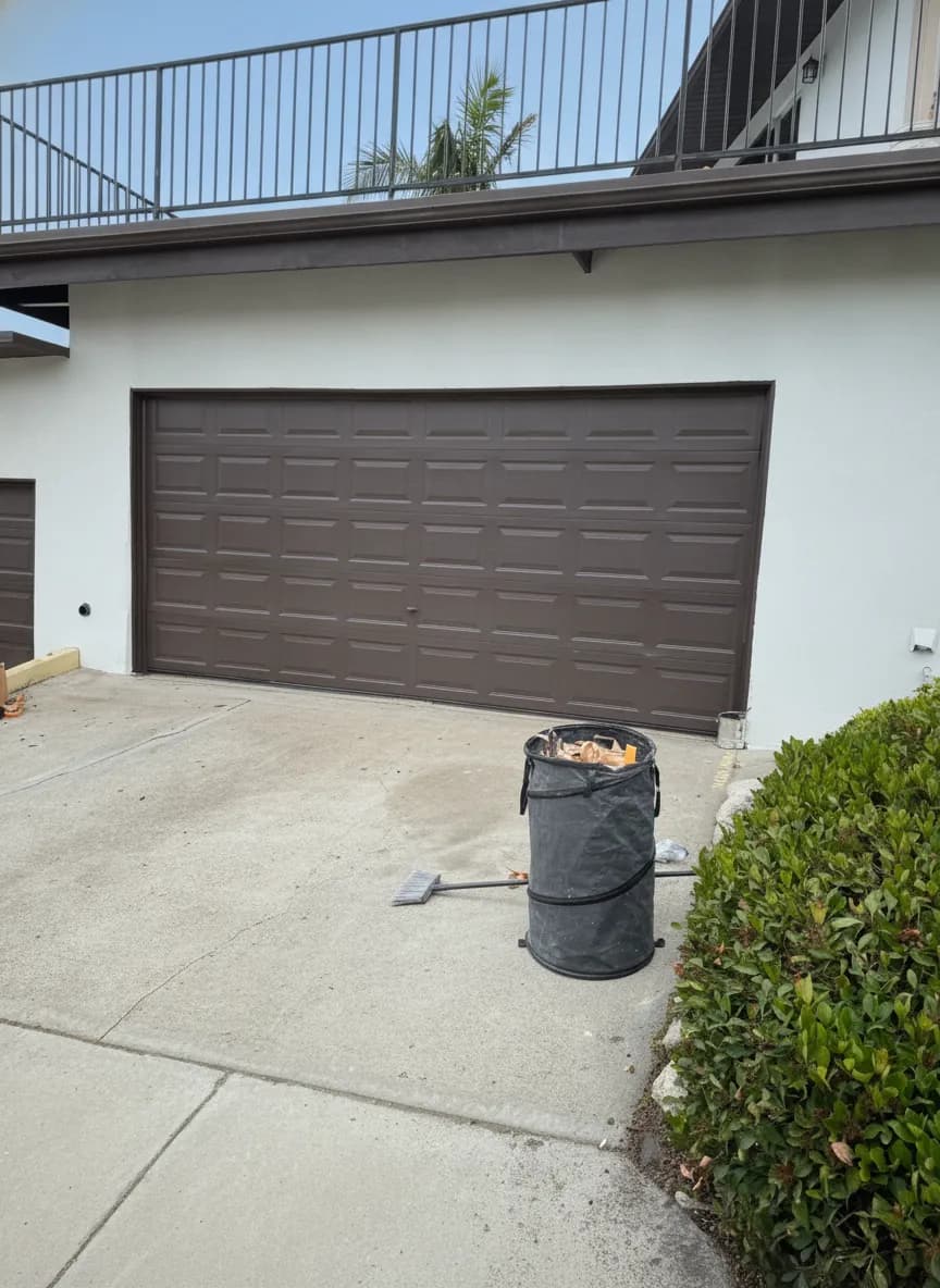 A Mission Viejo tract home repainted